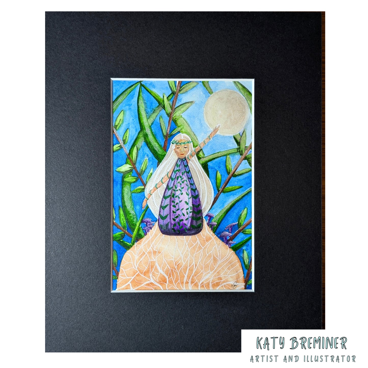 "Luna" Original Watercolour Painting