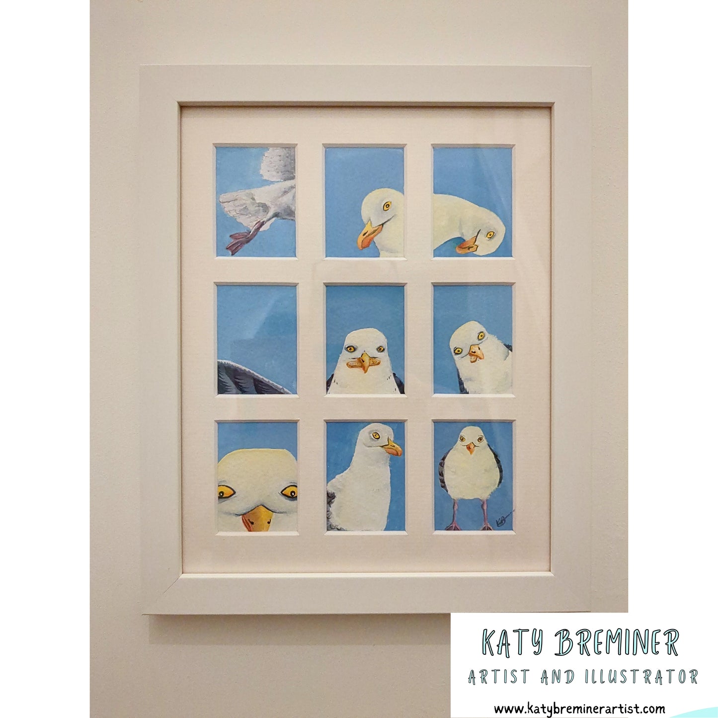 "Gull in the Photo Booth"
