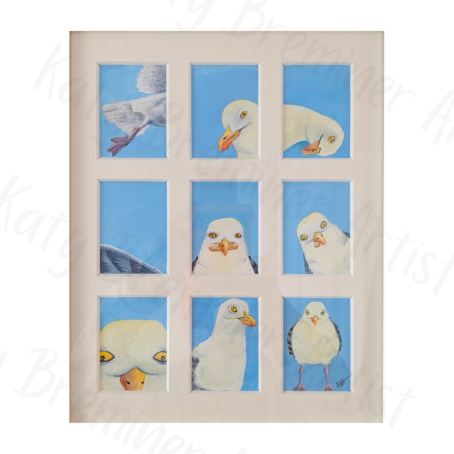 "Gull in the Photo Booth" Signed Print