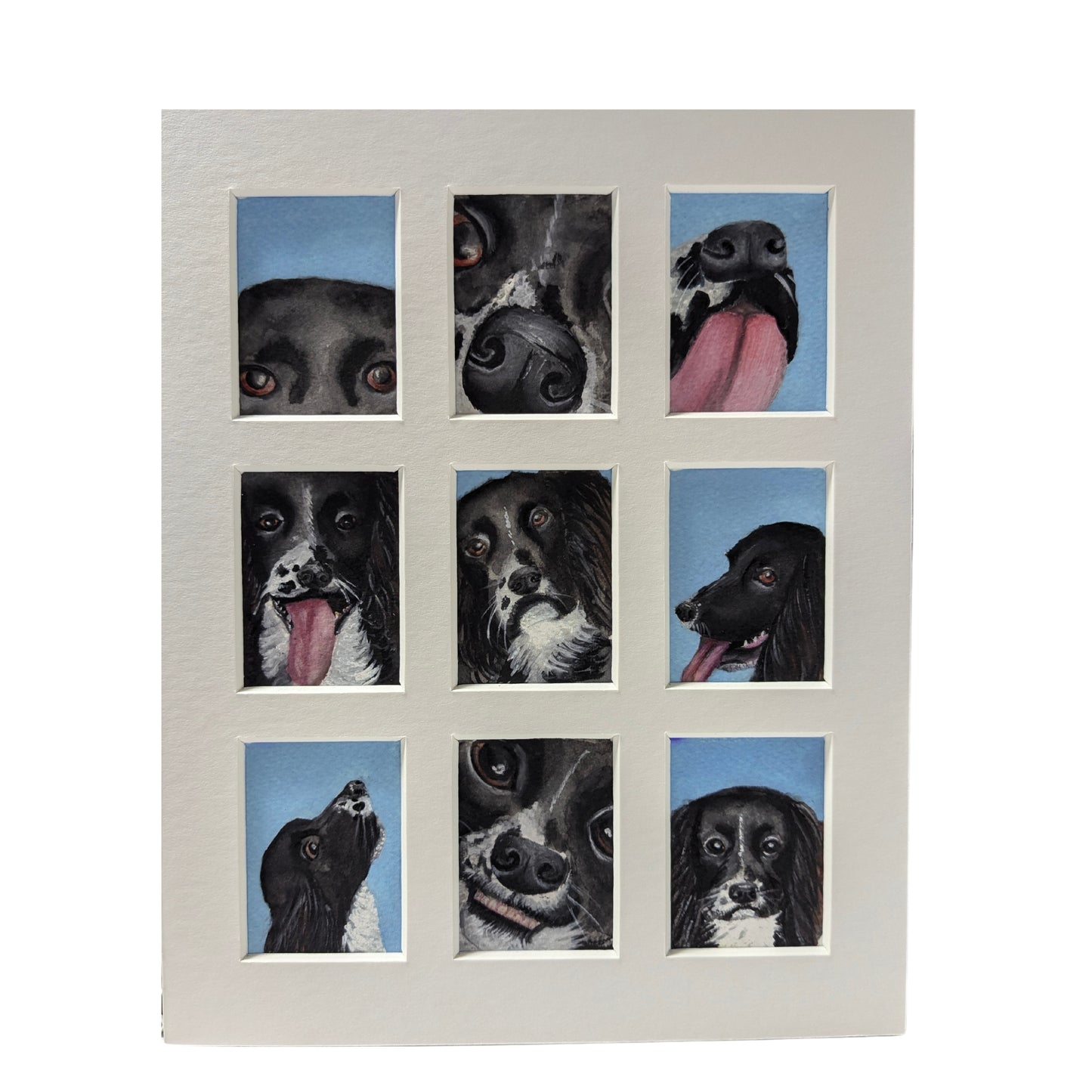 "Cocker Spaniel in the Photo Booth" Signed Print