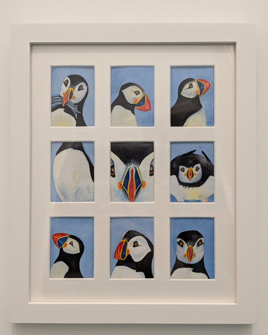 Puffin in the Photo Booth Signed Print