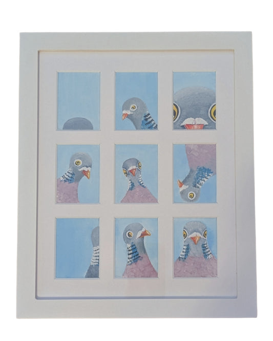 Pigeon in the Photo Booth Signed Print