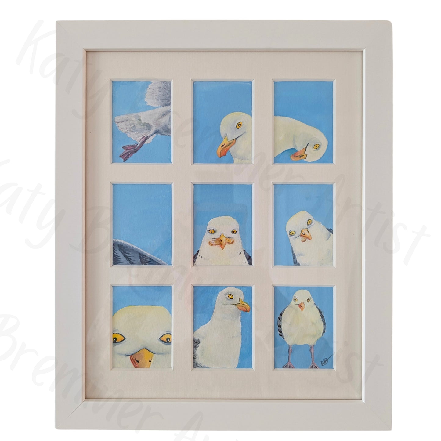 "Gull in the Photo Booth" Signed Print