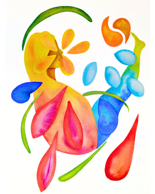 "Dreaming (I fell Asleep Amidst the Flowers)" Original Artwork