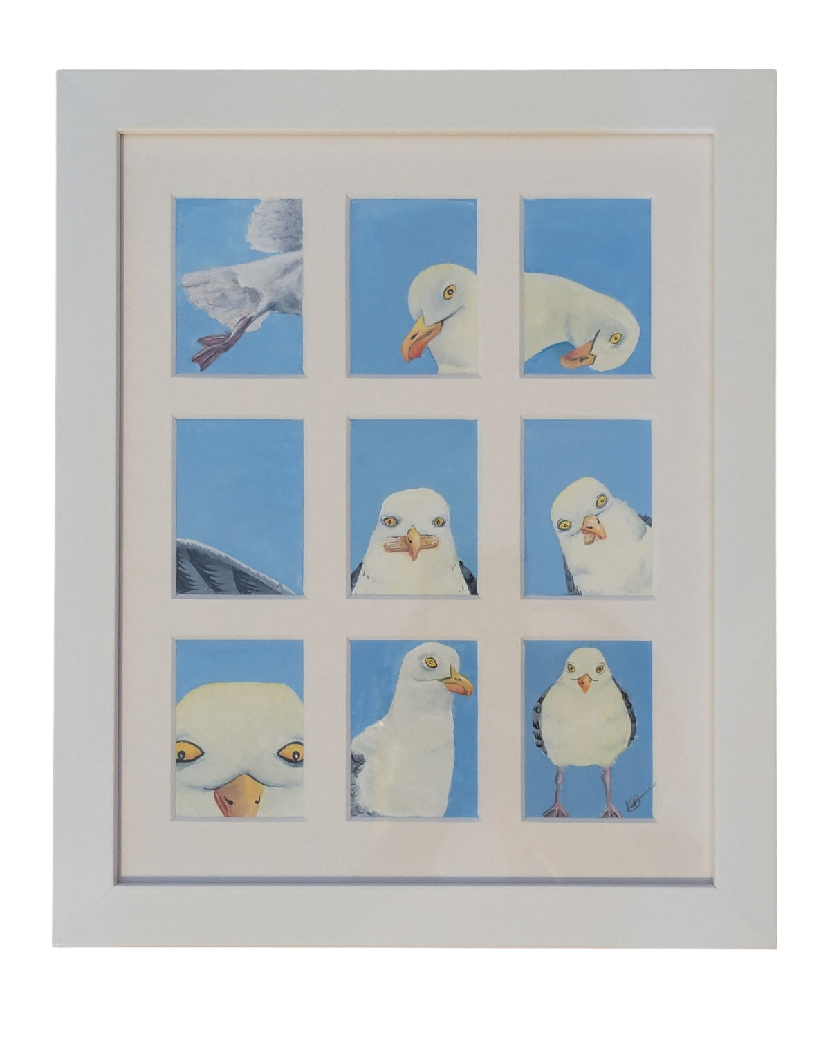 Gull in the Photo Booth Signed Print