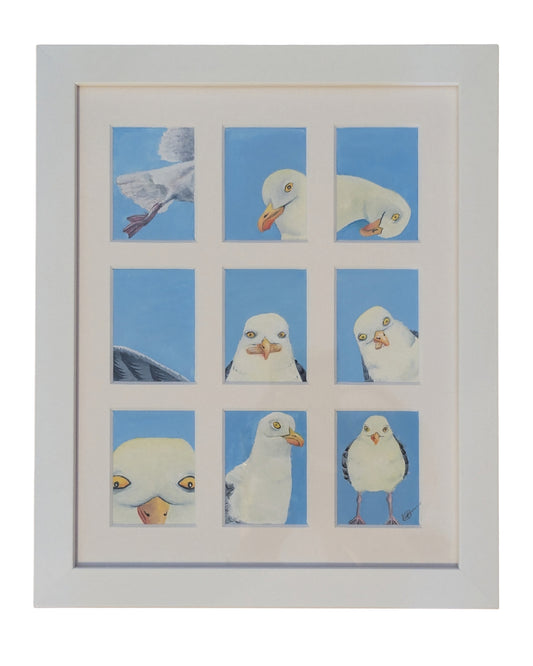 Gull in the Photo Booth Signed Print