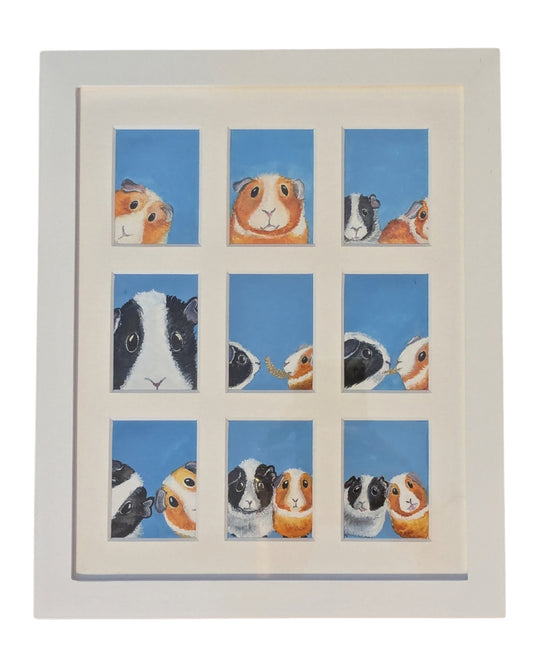 Guinea Pigs in the Photo Booth Signed Print