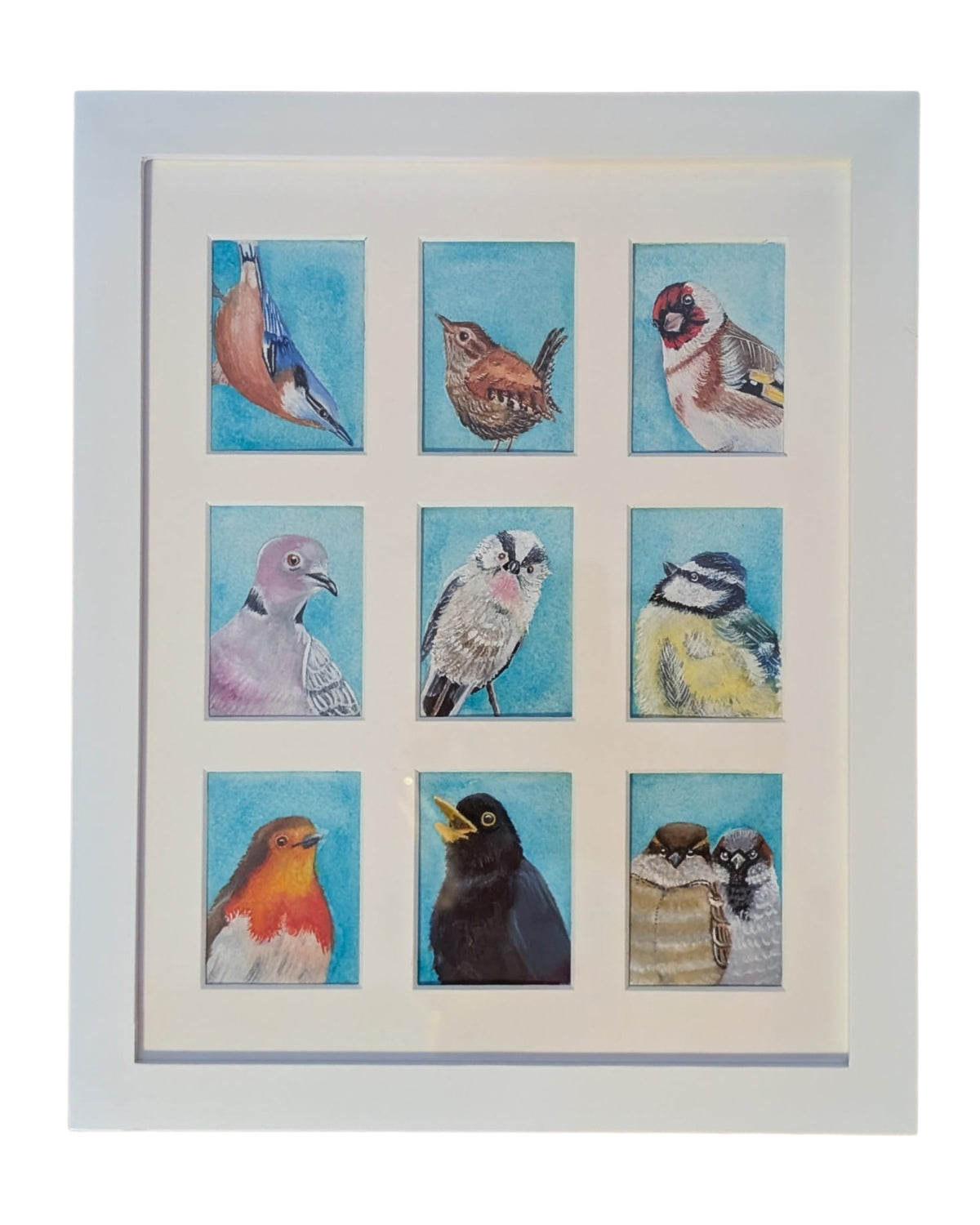 Garden Birds in the Photo Booth Signed Print