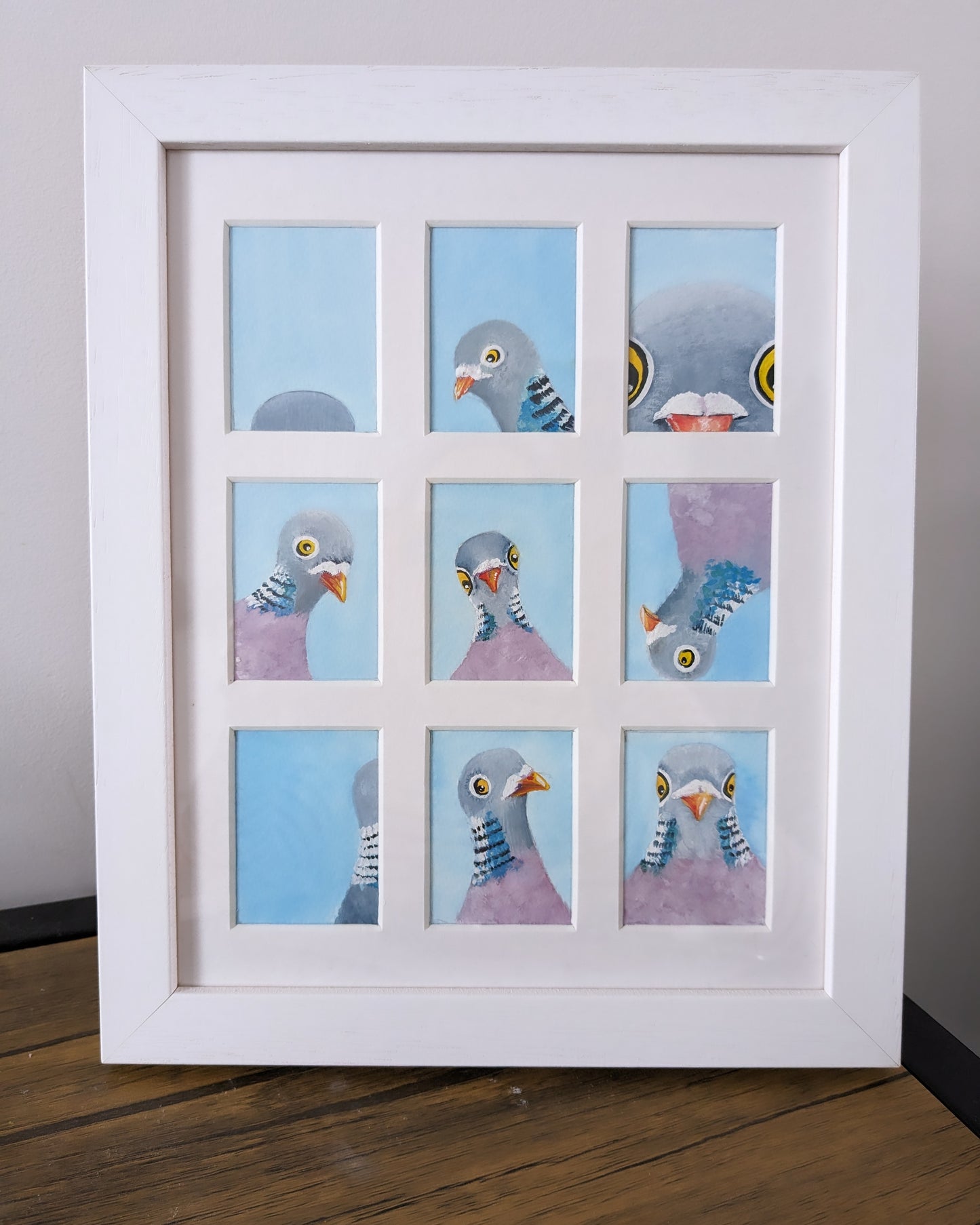 "Pigeon in the Photo Booth" Signed Print