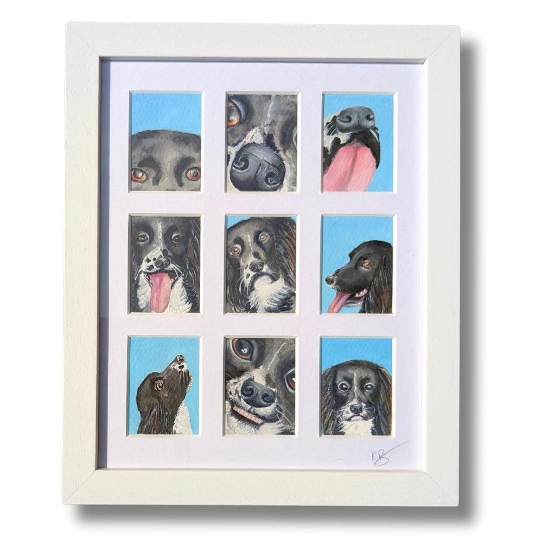 "Cocker Spaniel in the Photo Booth" Signed Print