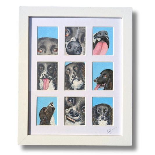 "Cocker Spaniel in the Photo Booth" Signed Print