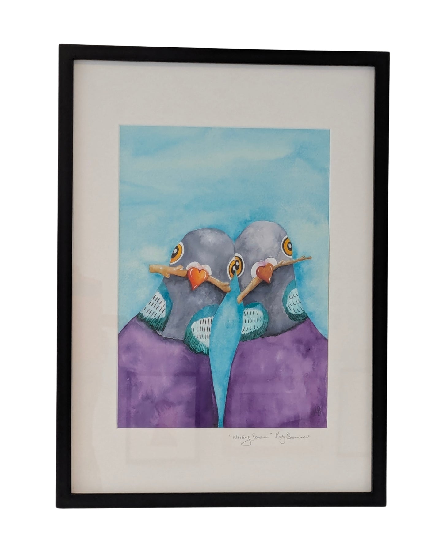 "Nesting Season" Original Illustration (Framed)